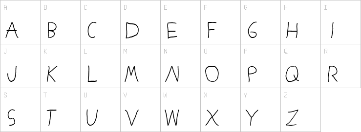 Uppercase characters