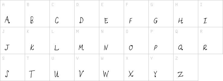 Uppercase characters