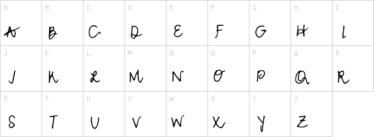 Uppercase characters