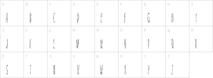 Uppercase characters