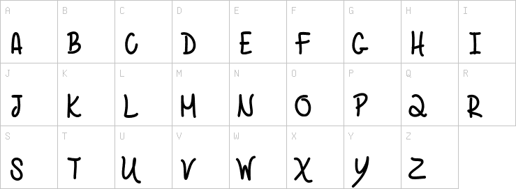 Uppercase characters