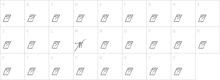 Uppercase characters