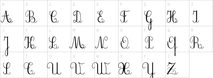 Uppercase characters