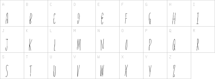 Uppercase characters