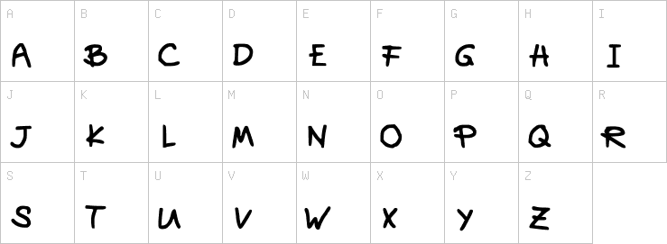 Uppercase characters