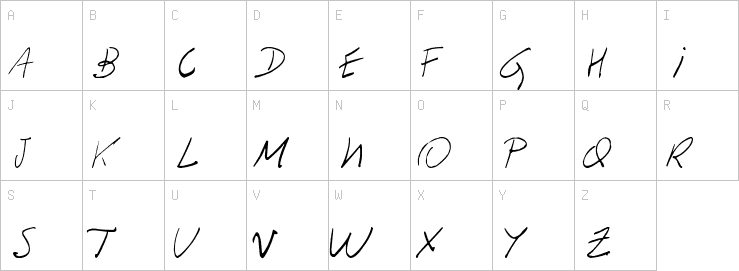 Uppercase characters