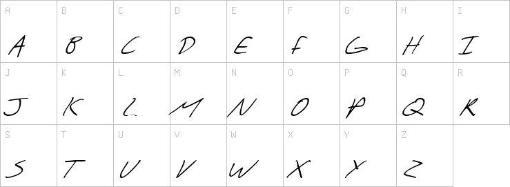 Uppercase characters