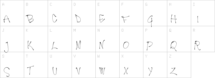 Uppercase characters