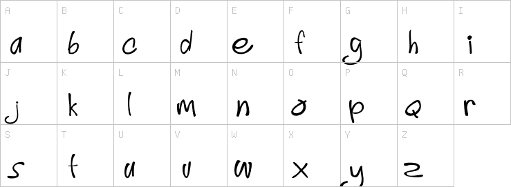 Uppercase characters