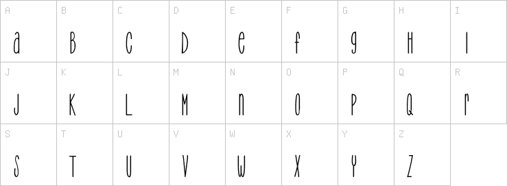 Uppercase characters