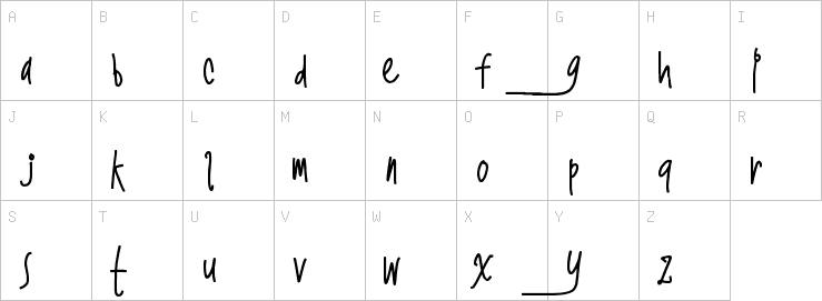 Uppercase characters