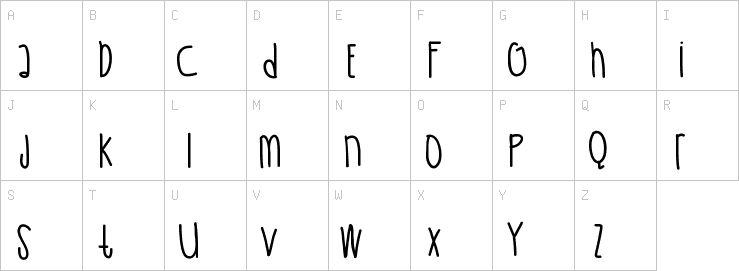 Uppercase characters