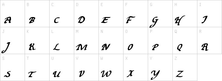 Uppercase characters