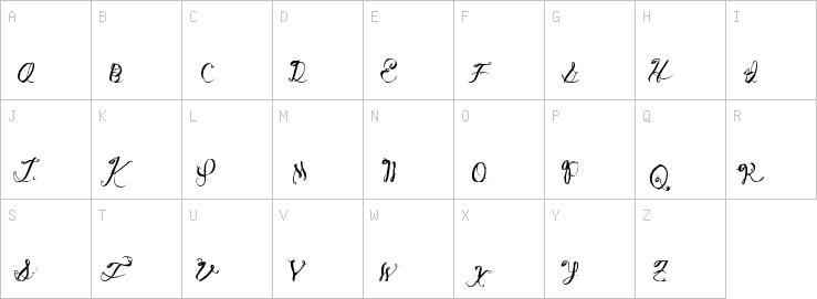 Uppercase characters