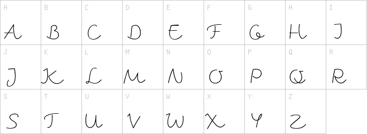 Uppercase characters