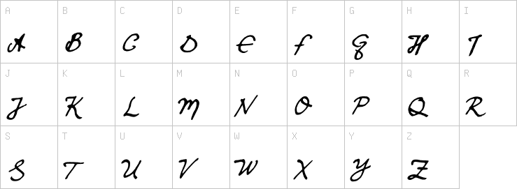 Uppercase characters