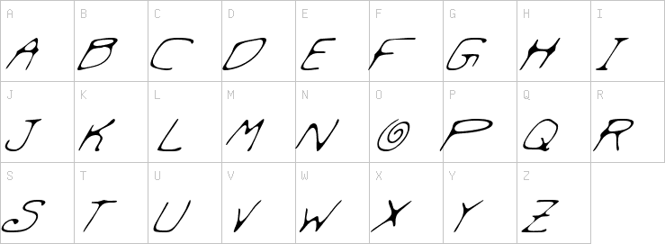 Uppercase characters