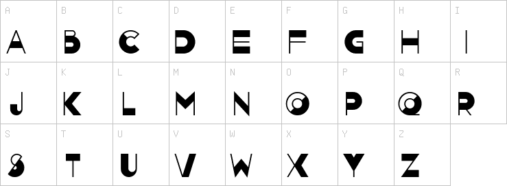 Uppercase characters