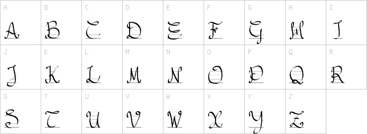 Uppercase characters