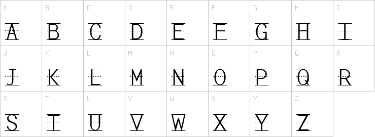 Uppercase characters