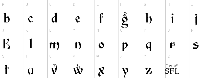 Uppercase characters