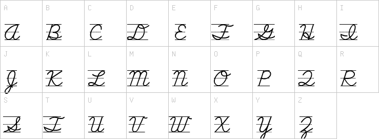 Uppercase characters