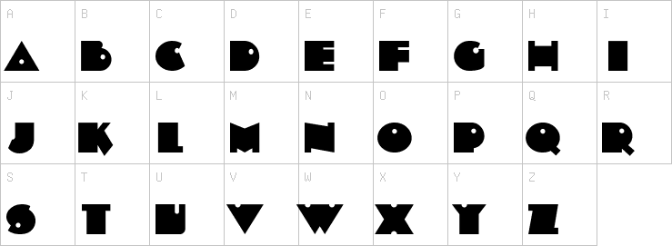 Uppercase characters