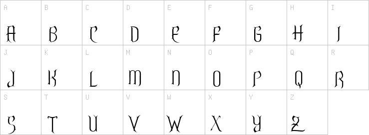 Uppercase characters