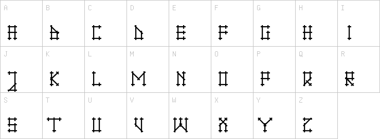 Uppercase characters