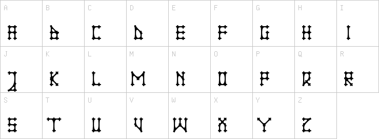 Uppercase characters