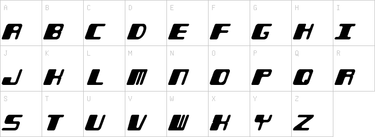 Uppercase characters