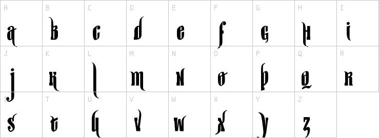 Uppercase characters