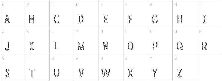 Uppercase characters