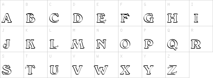 Uppercase characters