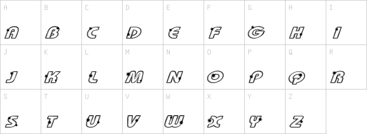 Uppercase characters