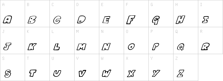 Uppercase characters