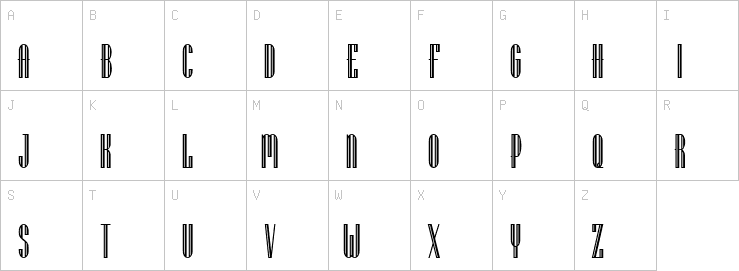 Uppercase characters