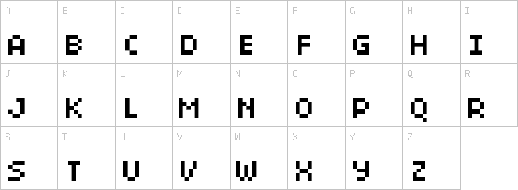 Uppercase characters