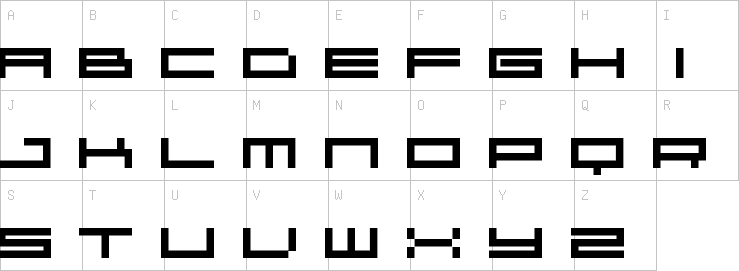 Uppercase characters