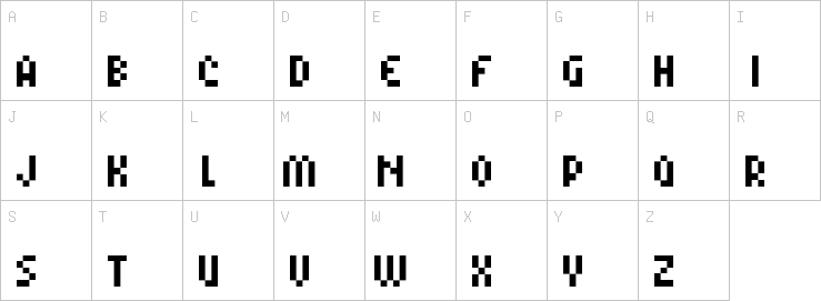 Uppercase characters