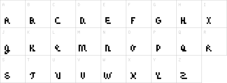 Uppercase characters