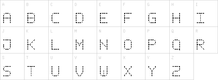 Uppercase characters