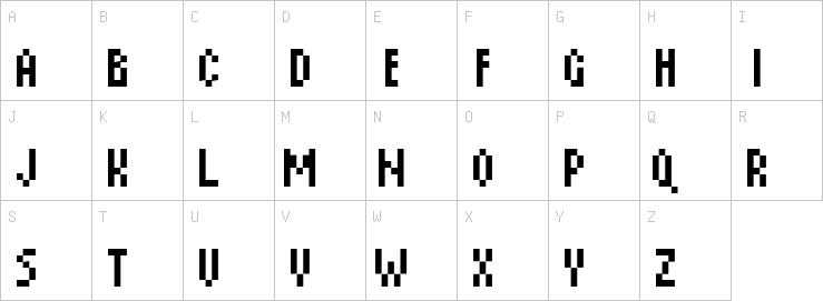 Uppercase characters