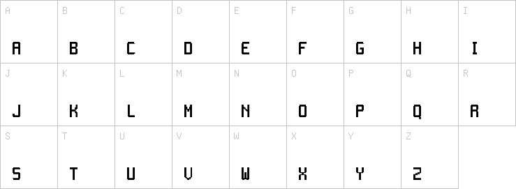 Uppercase characters