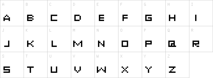 Uppercase characters