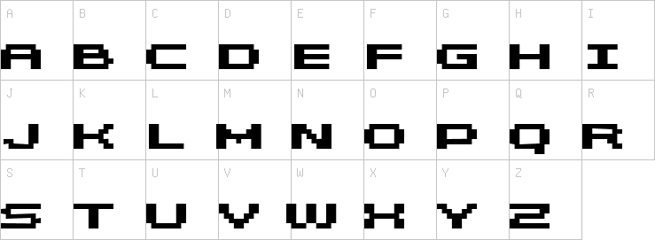 Uppercase characters