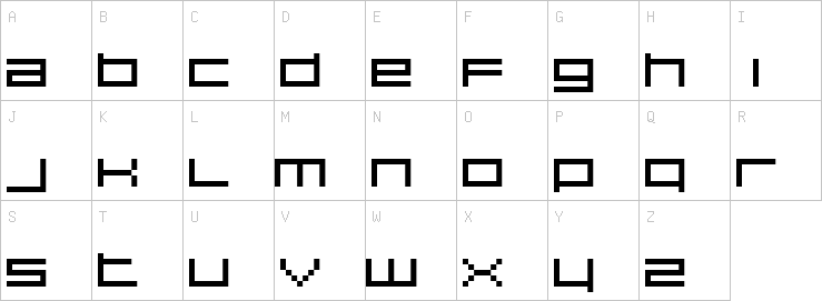 Uppercase characters