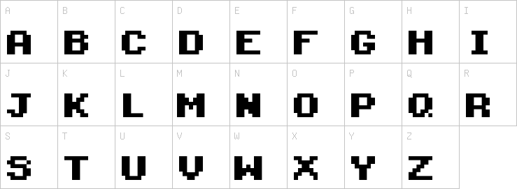 Uppercase characters