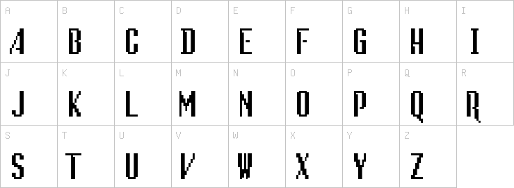 Uppercase characters