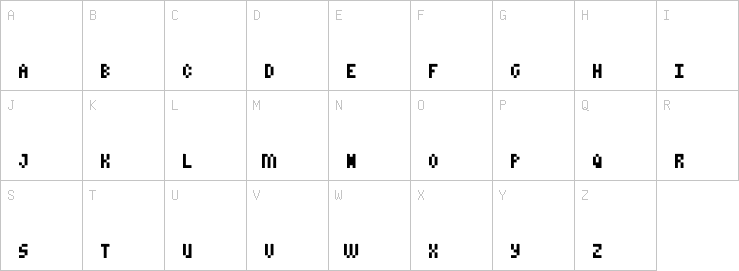 Uppercase characters